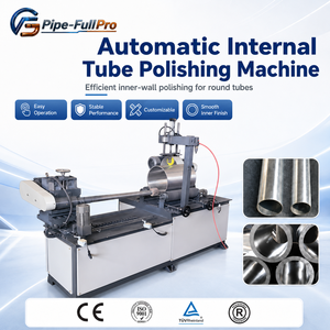 Machine de polissage intérieur de tubes en acier inoxydable de haute précision pour l'élimination de la rouille des parois internes, le finissage miroir et le débavurage - Product Image 1