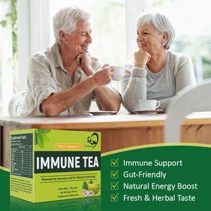 Té Herbal Reforzador del Sistema Inmunológico de Chinaherbs, Venta Directa al por Mayor, Empaquetado en Caja, Té Inmunológico, Té de Hojas de Guanábana para una Inmunidad Natural - Product Image 2