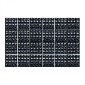 Maceta de plástico negra para pared verde con sistema de drenaje y autorriego - Product Image 4