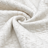Tissu jacquard tricoté texturé, motif à rayures droites, idéal pour les manteaux et les sweats à capuche épais de style japonais et coréen, 440g