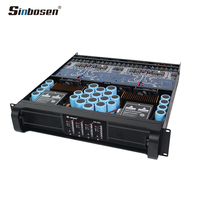 Ventilateurs arrière intégrés 4 canaux scène Pa Dj classe sonore Td grand amplificateur de puissance de commutation 20Q amplificateur Audio professionnel pour 18 I