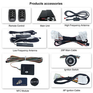 Kit de démarrage <span class=keywords><strong>à</strong></span> bouton-poussoir d'entrée sans clé <span class=keywords><strong>à</strong></span> <span class=keywords><strong>prix</strong></span> surprise système de verrouillage central de contrôle Plug-and-Play alarme de voiture pour <span class=keywords><strong>TOYOTA</strong></span> COROLLA - Product Image 4