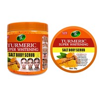 Gommage au curcuma le plus vendu pour le visage et le corps - Nettoyage en profondeur avec exfoliation et vitamine C pour éclaircir la peau - 780g