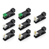 2.54 2.0 1.5 1.27 1.25 100mil 50mil 3P 4P 5P 6P 7P 8P 9P 10P Pin Pogo de Sonda de Fijación para PCB para Descarga, Programación y Grabación