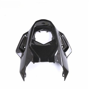 Cubierta inferior del asiento trasero de fibra de carbono seca 3K para BMW S1000RR M1000RR 2023-2024, acabado mate y brillante, fijación directa con tornillos - Product Image 1