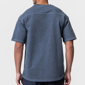 Nouveau T-shirt Homme Oversize à Manches Courtes en Coton Lourd 250 g/m², Coupe Boxy, Épaules Tombantes, Personnalisable, Vierge, Designer - Product Image 2