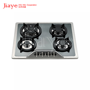 Cuisinière à gaz encastrable en acier inoxydable 4 brûleurs, économie d'énergie, supports de casseroles en fonte, sécurité - Product Image 5