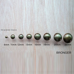 Herrajes para muebles decorativos Vintage, chincheta <span class=keywords><strong>de</strong></span> cabeza redonda, tachuela extendida, clavo <span class=keywords><strong>de</strong></span> burbuja brillante, vástago suave para pistolas <span class=keywords><strong>de</strong></span> puerta <span class=keywords><strong>de</strong></span> sofá, remache - Product Image 4