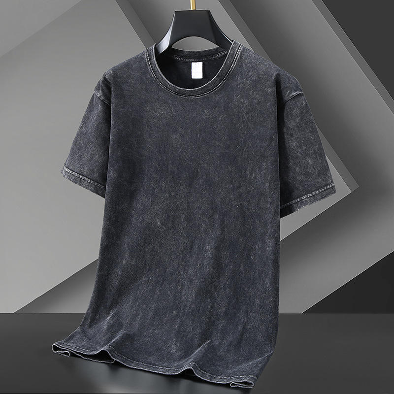 260g black t-shirt (washed and distressed)