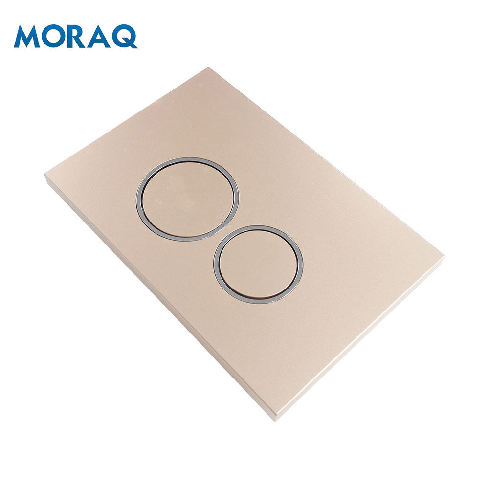 rose gold flush plate