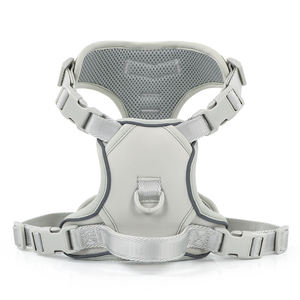 Harness Anjing Neoprena Empuk, Nyaman, Bernapas, Dapat Disesuaikan, Reflektif, dengan Logo Kustom untuk Jalan-Jalan Hewan Peliharaan di Luar Ruangan - Product Image 1