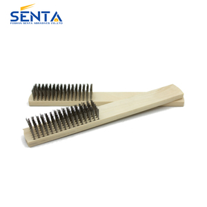 Brosse à fils en <span class=keywords><strong>laiton</strong></span> de haute qualité, <span class=keywords><strong>nettoyage</strong></span> de fils avec manche en bois - Product Image 3