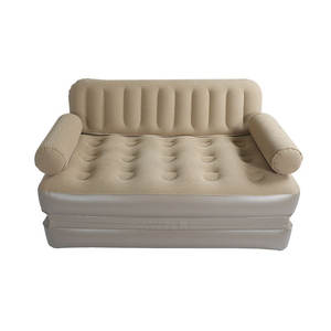 Sofá Cama Inflable Plegable Moderno con Respaldo Elevado y Engrosamiento Automático para Uso en Exteriores, Camping, Sala de Estar y Dormitorio - Product Image 3