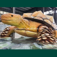 Modèle interactif d'animal animatronique de la légende chinoise ou tortue mythique robotique pour parc aquatique comme attraction de divertissement
