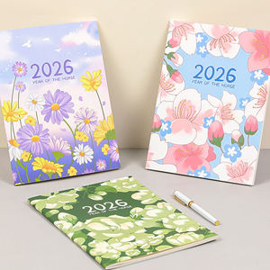 Agenda mensuel GF 2026, nouvelles tendances, A4 A5, assistant de travail de bureau, journal, planificateur, carnet imprimé de fleurs, planification quotidienne et hebdomadaire - Product Image 4