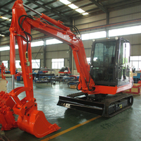 High Quality IHI Mini Crawler Excavator Trailer with Koop Engine Liyuan Hydraulic Components 1 Year Warranty High Efficiency