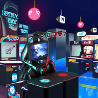 Simulateur VR commercial, équipement de divertissement de réalité virtuelle de grande taille pour salle d'expérience VR