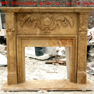 Chimenea de mármol moderna francesa antigua Chimenea de estilo <span class=keywords><strong>romano</strong></span> antiguo europeo personalizado para casas de lujo - Product Image 1