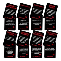 Jeu de cartes en français pour couples – Jeu de cartes pour soirées coquines