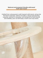 Arbre à chat moderne de luxe à double niveau, du sol au plafond |   8+ niveaux |   Bois massif |   Griffoir en sisal |   Hauteur réglable |