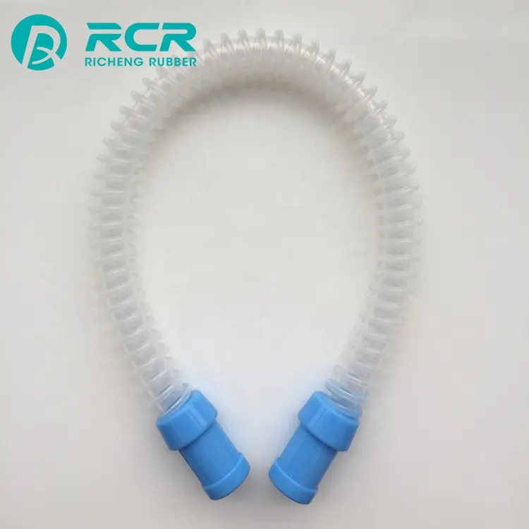 Customized silicone rubber breathing tubing for Medical