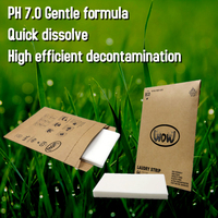 Papier à lessive biodégradable ultra concentré écologique, nettoyage en profondeur, détergent, savon, feuille de lessive