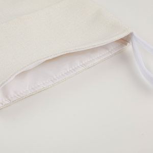 Chaussette de Noël en lin blanc personnalisée par sublimation avec nom et logo sur mesure pour enfants – Meilleure vente - Product Image 4