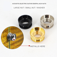 Prise jack pour guitare électro-acoustique, prise audio 6,5 mm avec écrou et vis, accessoires d'instruments en gros