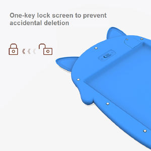 Tablet Papan Pintar Lcd, Tablet Menggambar Elektronik, Bantalan Menulis untuk Anak-anak, Penjualan Laris 8.5 Inci Putih Hitam, Merah, Biru, Hijau, Abs - Product Image 3