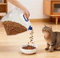 Sac d'emballage alimentaire et pour boissons sans BPA de 2,5 L, 3 L, 5 L, 5 LTR, 5 litres, poche transparente pour liquides avec bec verseur et poignée