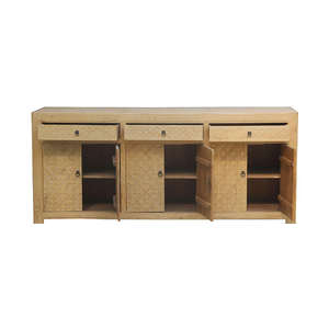 Elegante Mueble de Madera para Sala de Estar con Estantes y Cajones, Mueble Ahorrador de Espacio para el Hogar - Product Image 2
