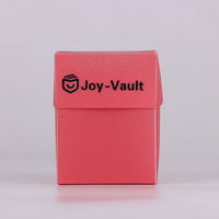 Boîte de rangement pour cartes de collection en PP, couvercle rabattable, boîte de rangement pour cartes de jeu en plastique durable, personnalisable