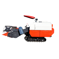 Moissonneuse-batteuse chenillée agricole chinoise 4LZ-6.0 à alimentation complète pour riz paddy, à vendre aux Philippines
