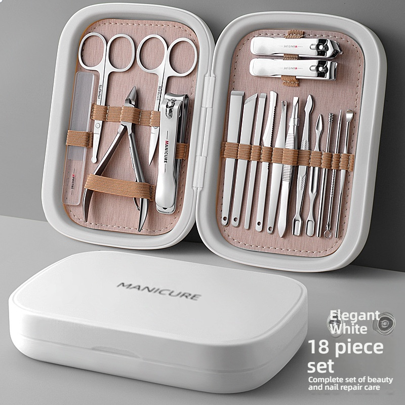 18-piece set - Elegant white