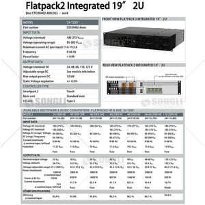 <span class=keywords><strong>Convertisseur</strong></span> DC/DC intégré Eltek Flatpack2 2U CTO30402.400, système d'alimentation télécom CIO20402 CN/HEB - Product Image 3