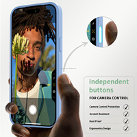 Étui de téléphone mat magnétique résistant aux chocs et à la poussière 2 en 1 TPU PC N52 pour iPhone 18 Pro Max avec bouton de contrôle de la caméra AI