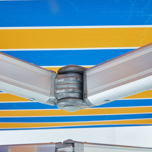 Pergola rétractable manuelle <span class=keywords><strong>pour</strong></span> espaces extérieurs Toldos Para Terrazas <span class=keywords><strong>Balcon</strong></span> Patios Ventanas Puertas Cadre en alliage d'aluminium Max 5m - Product Image 3