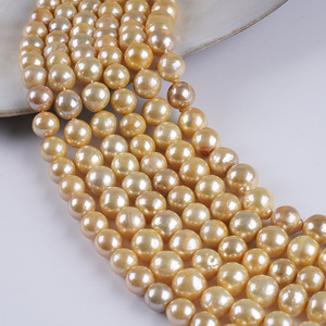 Perlas Barrocas Irregulares de Agua Dulce, Brillantes, de Doble Cara, de 11-12 mm, para Hacer Collares y Pulseras - Product Image 2