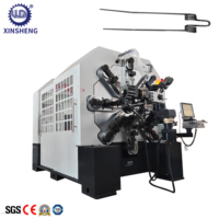 Machine de fabrication de ressorts à double torsion CNC sans came à 12 axes pour fil de 10 mm max. pour voitures, véhicules et motos