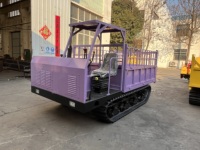 Mini-dumper chenillé diesel hydraulique 5T avec caméra arrière, direction à gauche, neuf, à vendre