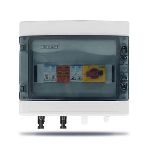 Güneş fotovoltaik PV birleştirici kutusu yıldırımdan korunma 2 giriş 1 çıkış DC 1000V sigorta MCB SPD su geçirmez kutu IP65 12 yolu - Product Image 5