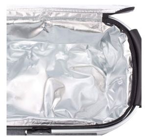 Promotional Non Slip Metal Handle Food Wine Thermal Insulated Tote Basket Picnic Camping Custom Cooler Bag - Product Image 3