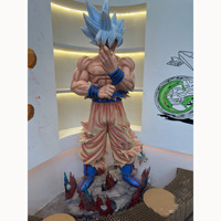 Figurine d'action en résine de fibre de verre de haute qualité, taille réelle 220 cm, Son Goku Dragon Ball Z, Dragon Balls Treatment Vegeta, pour la décoration de la maison
