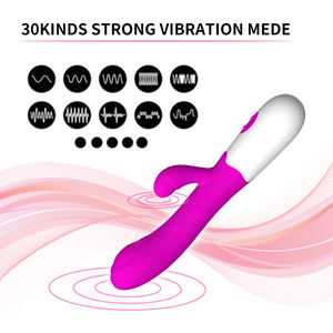 Vibratore ricaricabile del coniglio del punto G per la <span class=keywords><strong>stimolazione</strong></span> del clitoride stimolatore impermeabile del clitoride di vita quotidiana con 12 modalità di vibrazione silenziose - Product Image 3