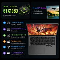 Nouvel ordinateur portable d'usine 16 pouces Intel 6e génération I7 Quad-Core 16 Go de RAM 128 Go-2 To SSD 1920x1200 FHD IPS pour étudiants et professionnels