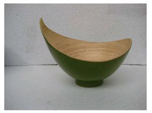 ขายร้อนเป็นมิตรกับสิ่งแวดล้อม 100% ธรรมชาติทําด้วยมือเครื่องสําอางรอบ Min ชามไม้ไผ่ขนาดเล็กจากเวียดนาม - Product Image 5