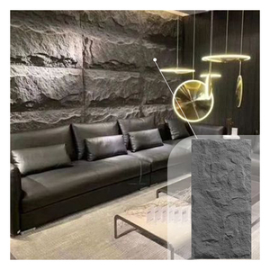 Matériaux en pierre PU décoratifs d'intérieur, panneau mural à <span class=keywords><strong>effet</strong></span> 3D pour utilisation en intérieur - Product Image 5