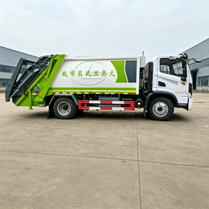 Camion compacteur à bras oscillant Dongfeng Huashen T3, à benne amovible, pour déchets municipaux, directement de l'usine - Product Image 5