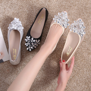 Scarpe da ballo morbide e pieghevoli <span class=keywords><strong>con</strong></span> <span class=keywords><strong>tacco</strong></span> rotondo scarpe <span class=keywords><strong>ballerine</strong></span> da <span class=keywords><strong>donna</strong></span> - Product Image 4