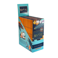 Boîtes en papier biodégradables personnalisées avec logo imprimé, emballage pour barres protéinées au lactosérum, présentoirs en carton pour chocolat